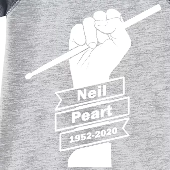 Neil Peart In Loving Memory Greatest Drummer Infant Baby Jersey Bodysuit