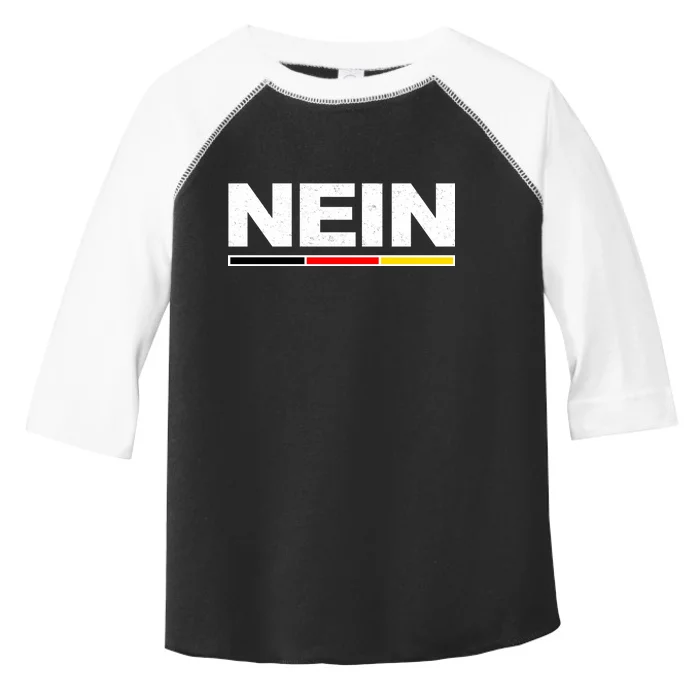 Nein German Funny Oktoberfest Toddler Fine Jersey T-Shirt