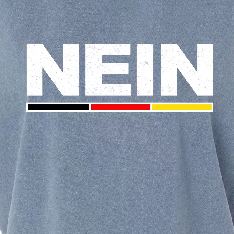 Nein German Funny Oktoberfest Garment-Dyed Women's Muscle Tee