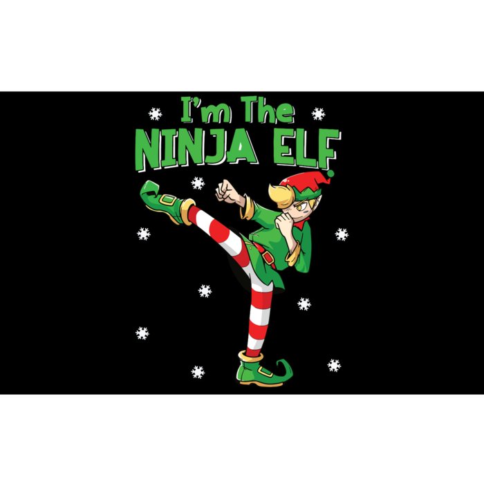 Ninja Elf Karate Taekwondo Martial Arts Mma Christmas Bumper Sticker