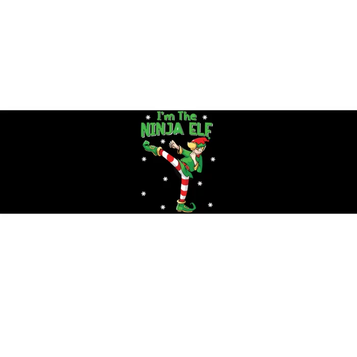 Ninja Elf Karate Taekwondo Martial Arts Mma Christmas Bumper Sticker