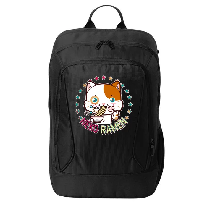 Neko Ramen Noodle Cat City Backpack