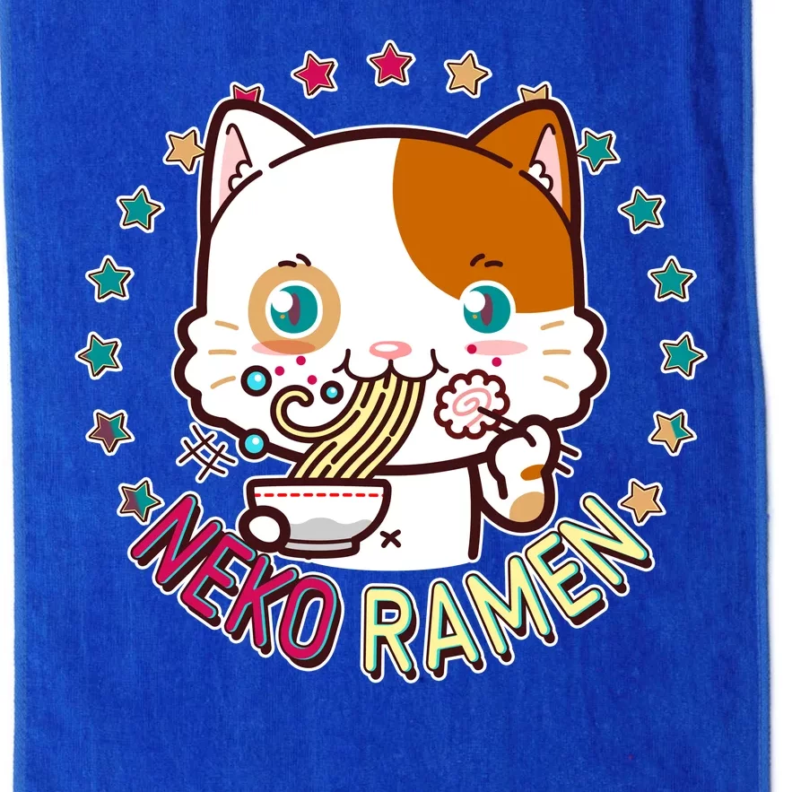 Neko Ramen Noodle Cat Platinum Collection Golf Towel