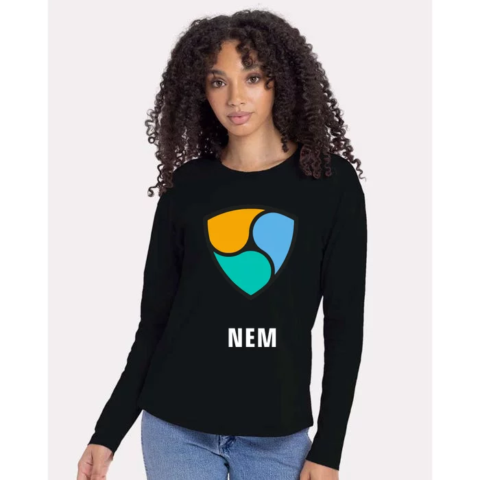 Nem Classic Womens Cotton Relaxed Long Sleeve T-Shirt