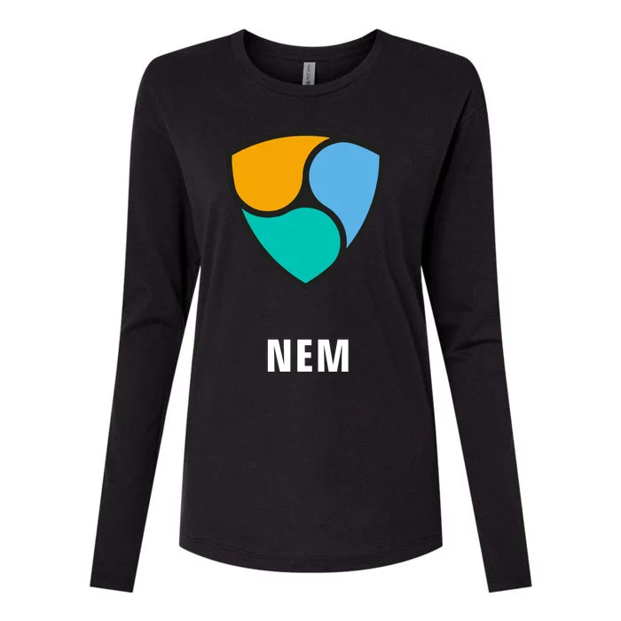 Nem Classic Womens Cotton Relaxed Long Sleeve T-Shirt