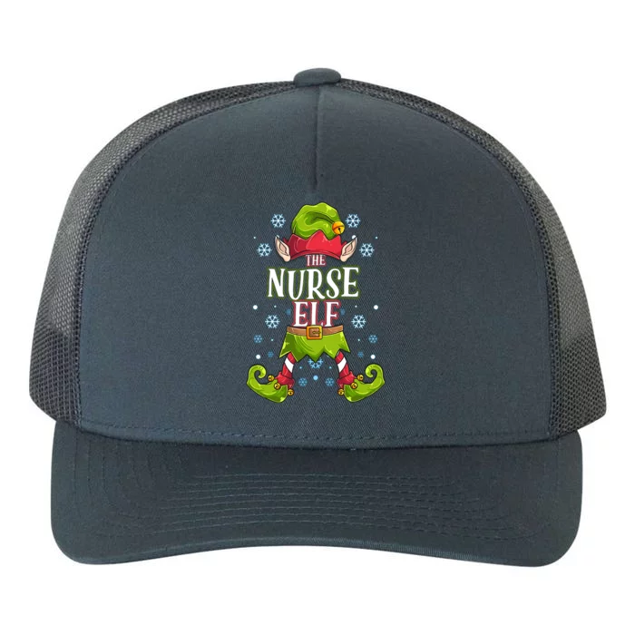 Nurse Elf Matching Family Group Christmas Party Gift Yupoong Adult 5-Panel Trucker Hat