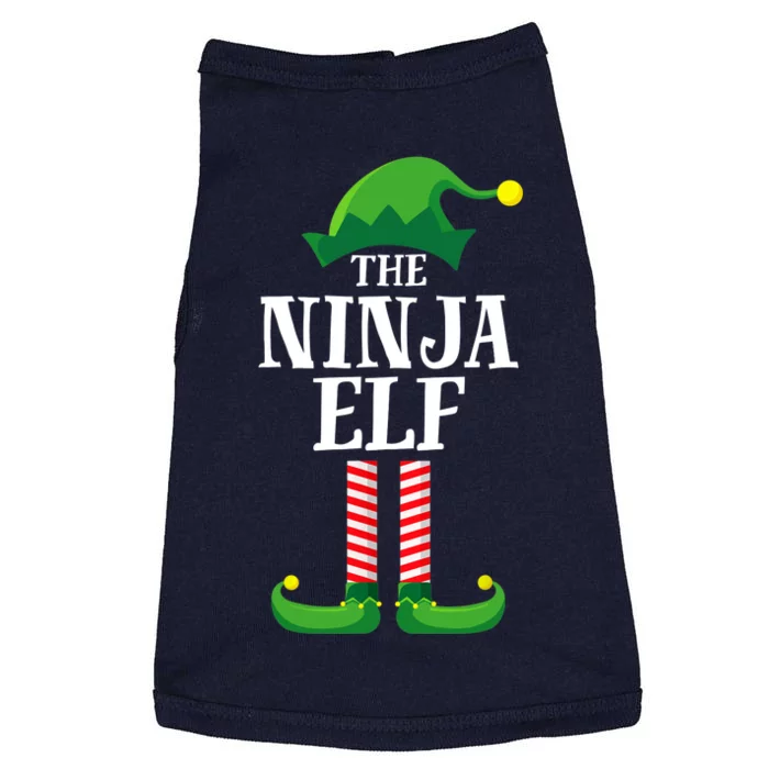 Ninja Elf Matching Family Group Christmas Party Doggie Tank