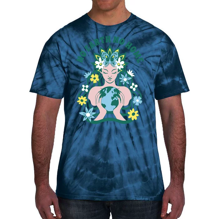 No Earth No Home Female Nature Tie-Dye T-Shirt