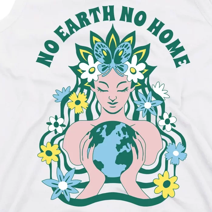 No Earth No Home Female Nature Tank Top