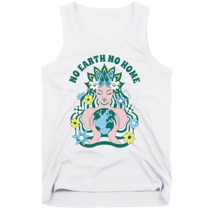 No Earth No Home Female Nature Tank Top