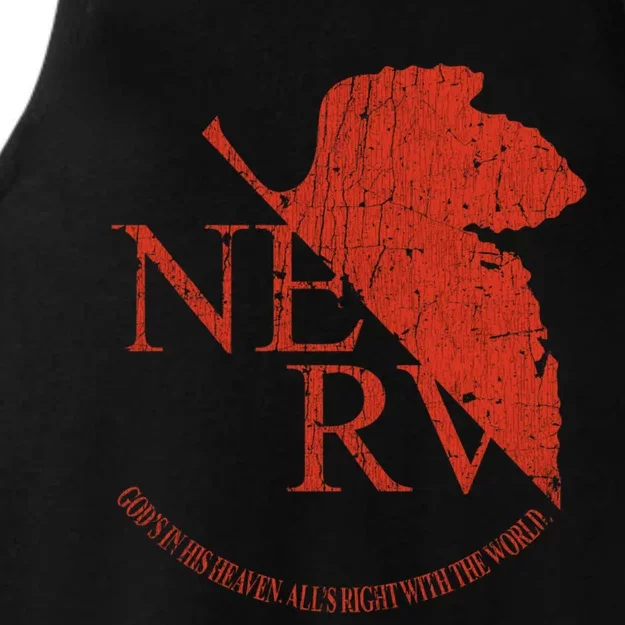 Nerv Evangelion Ladies Tri-Blend Wicking Tank