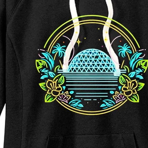 Neon Epcot Women's Fleece Hoodie