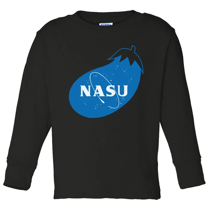 Nasu Eggplant Toddler Long Sleeve Shirt