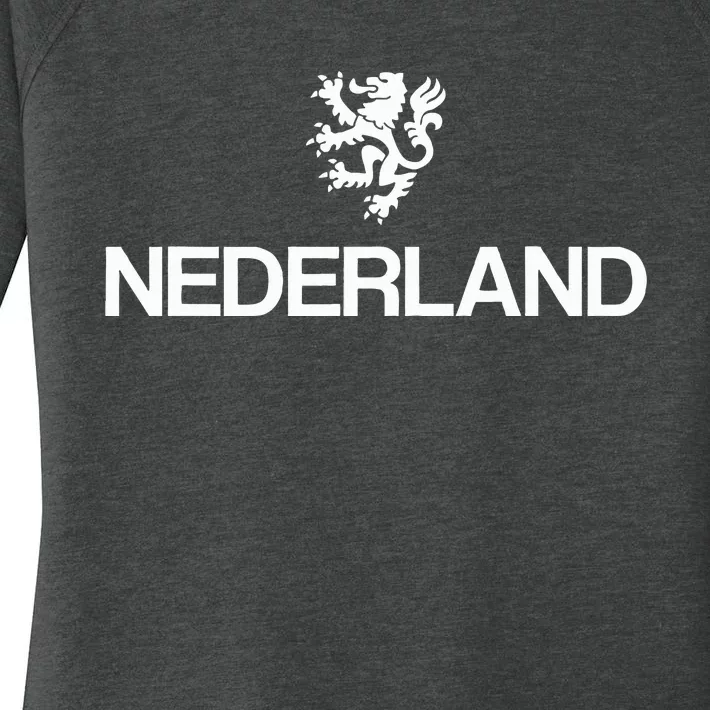 Nederland Emblem Netherlands Women's Perfect Tri Tunic Long Sleeve Shirt