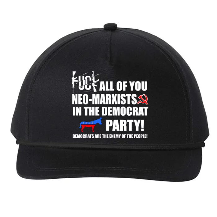 Neo Marxist Democrats Snapback Five-Panel Rope Hat