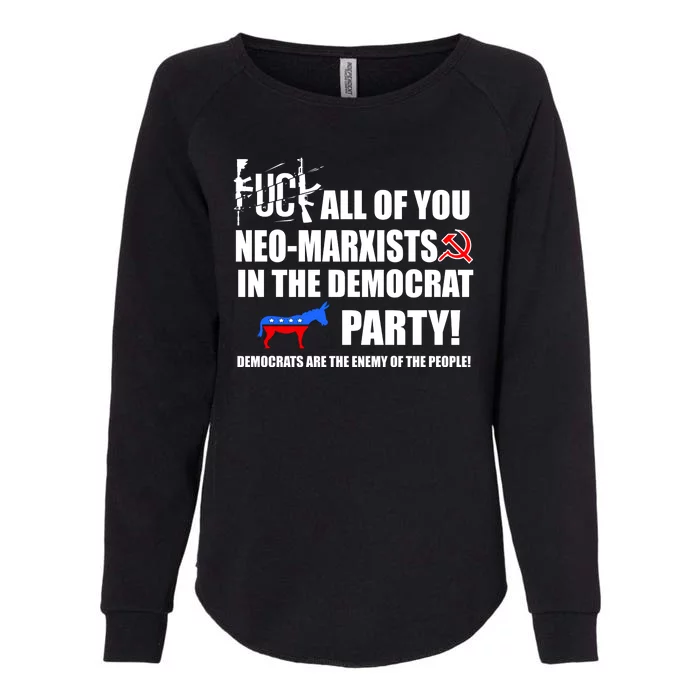 Neo Marxist Democrats Womens California Wash Sweatshirt