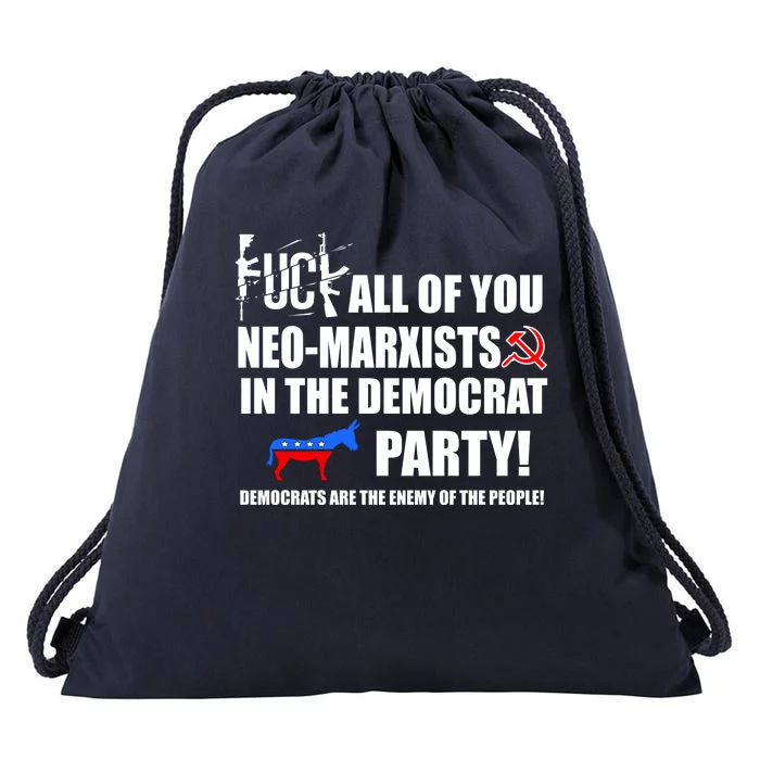 Neo Marxist Democrats Drawstring Bag