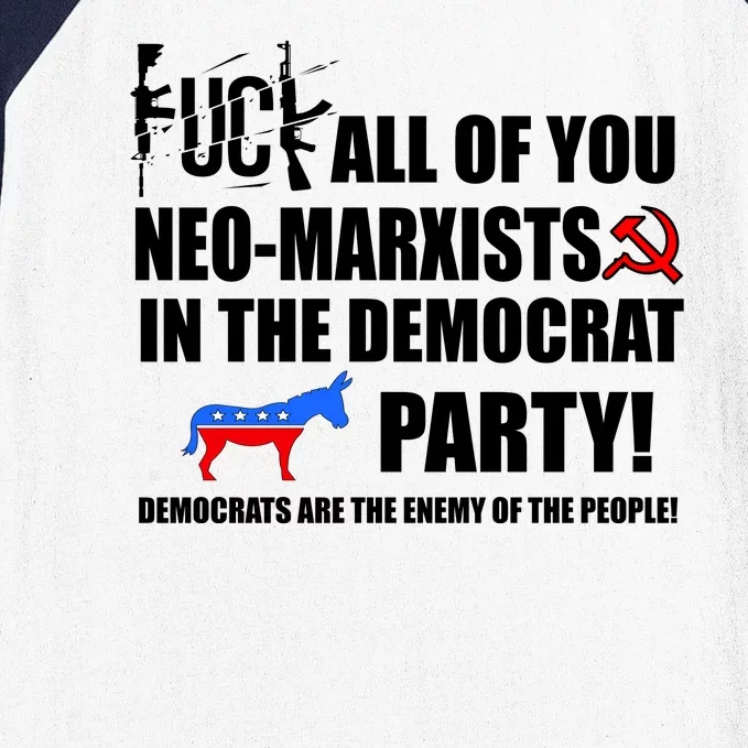 Neo Marxist Democrats Baseball Sleeve Shirt