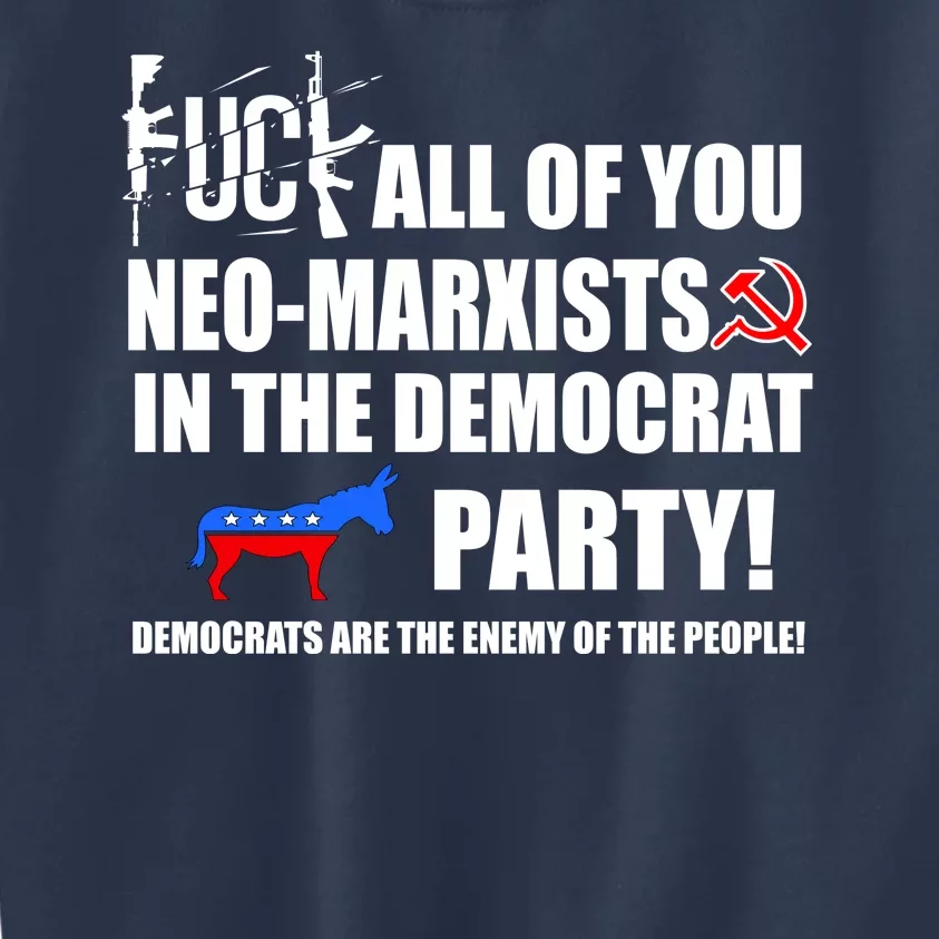 Neo Marxist Democrats Kids Sweatshirt