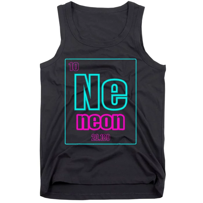 Ne Element Of The Chemistry Periodic Table Science Teacher Tank Top