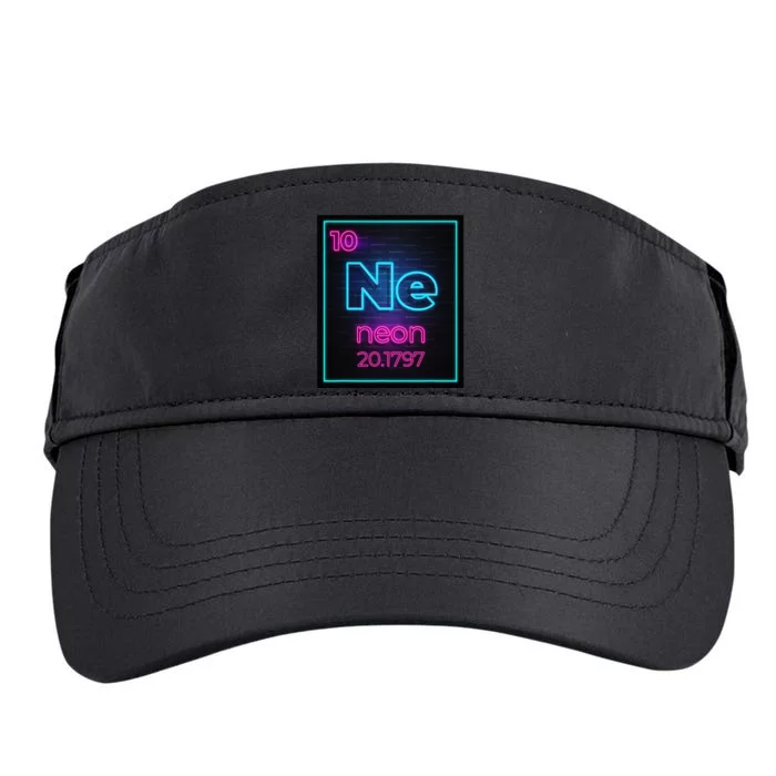 Neon Element Of The Chemistry Periodic Table For Scientists Adult Drive Performance Visor