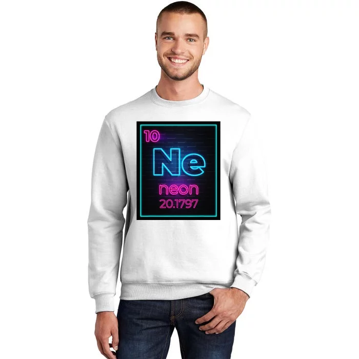 Neon Element Of The Chemistry Periodic Table For Scientists Sweatshirt