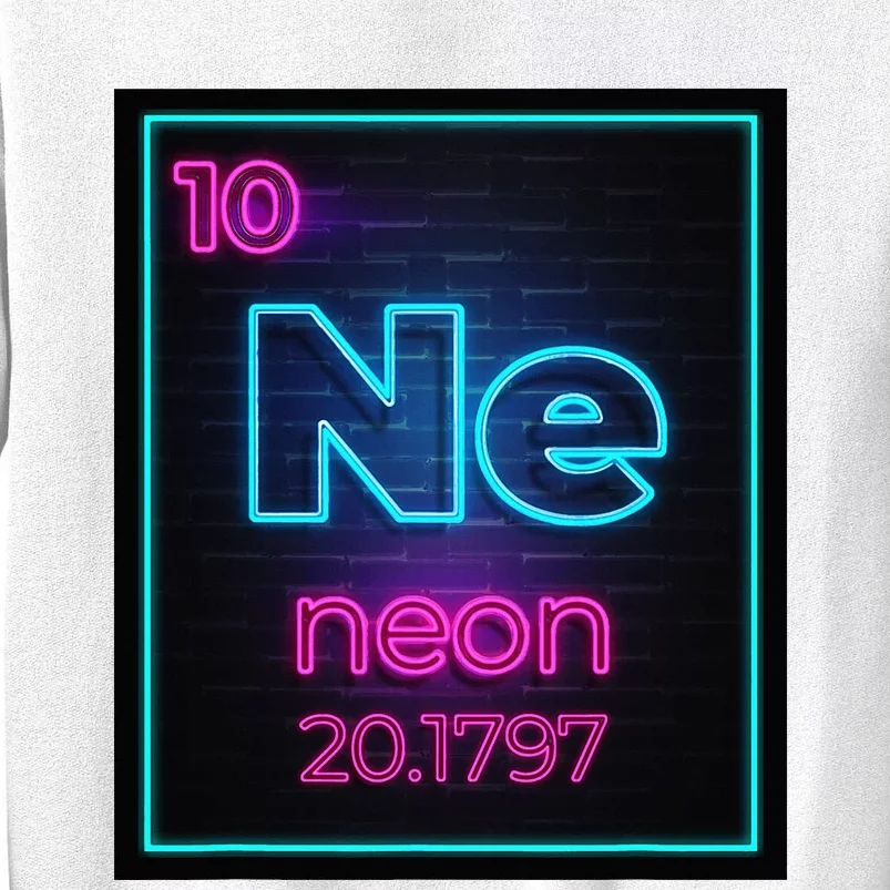 Neon Element Of The Chemistry Periodic Table For Scientists Sweatshirt