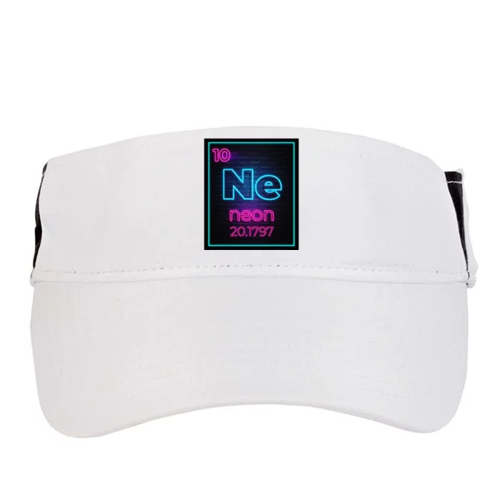 Neon Element Of The Chemistry Periodic Table For Scientists Adult Drive Performance Visor