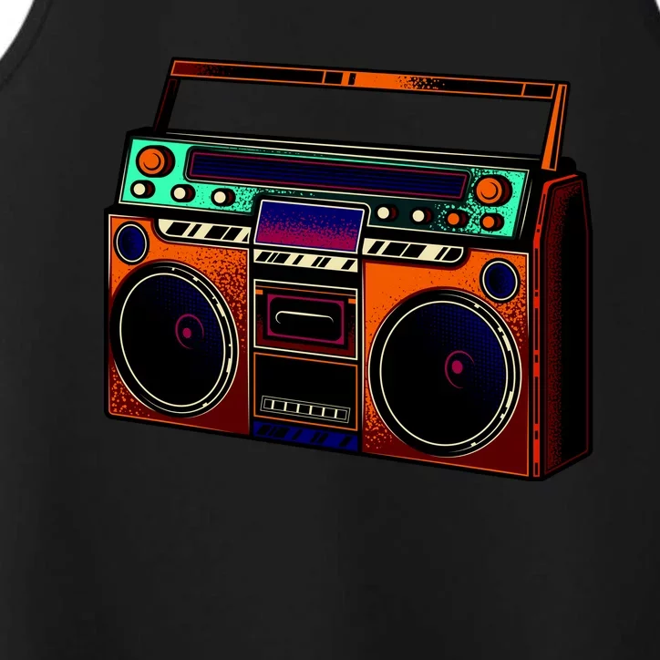 Neon Boombox Performance Tank