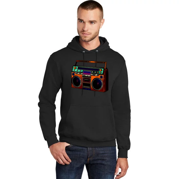 Neon Boombox Tall Hoodie