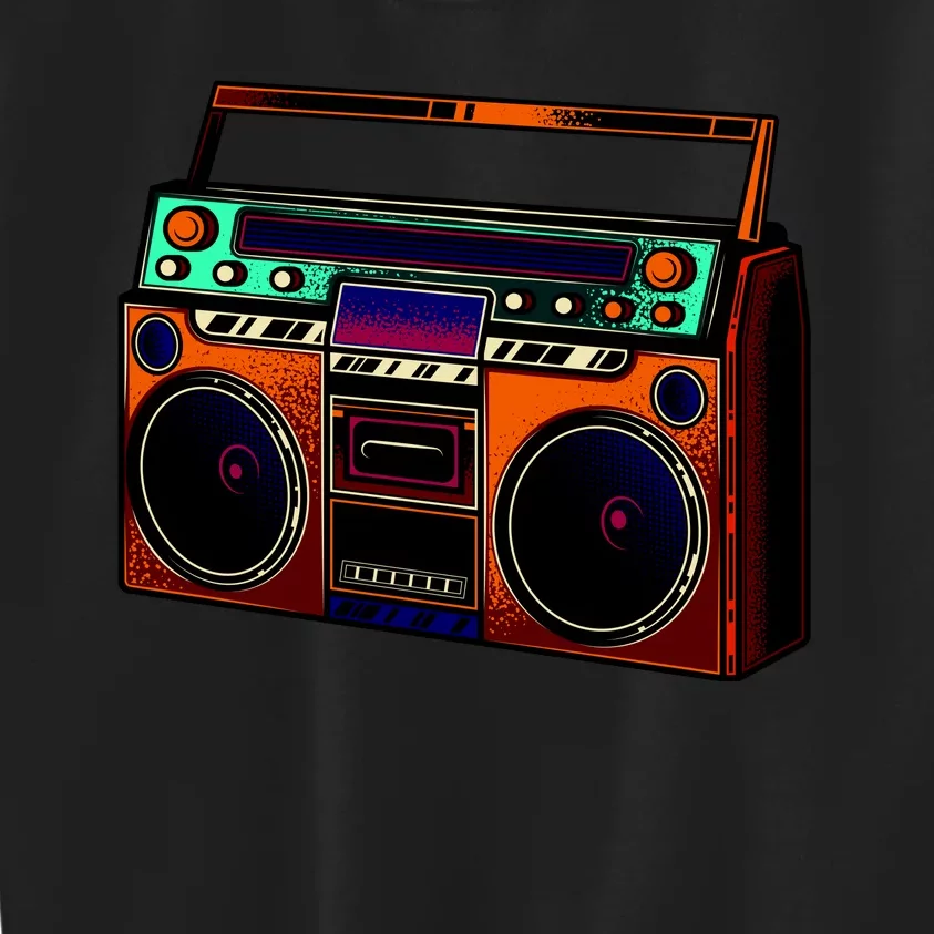 Neon Boombox Kids Sweatshirt