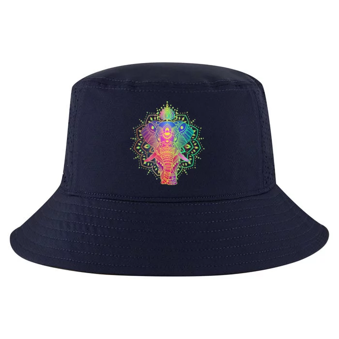 Neon Color Yoga Elephant Cool Comfort Performance Bucket Hat