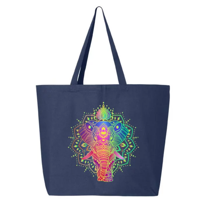 Neon Color Yoga Elephant 25L Jumbo Tote