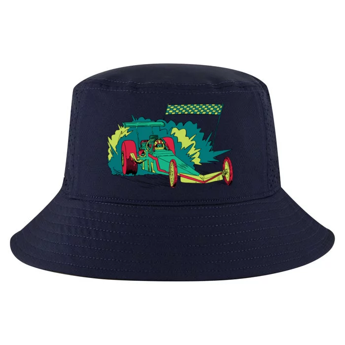 Neon Drag Racing Car Cool Comfort Performance Bucket Hat