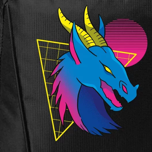 Neon Dragon Face City Backpack