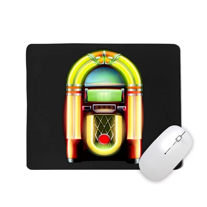 Neon Juke Box Mousepad