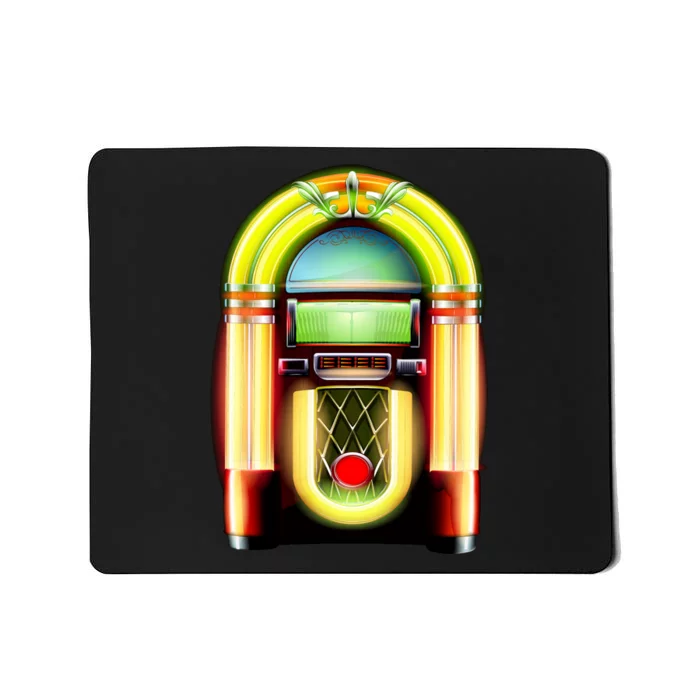 Neon Juke Box Mousepad