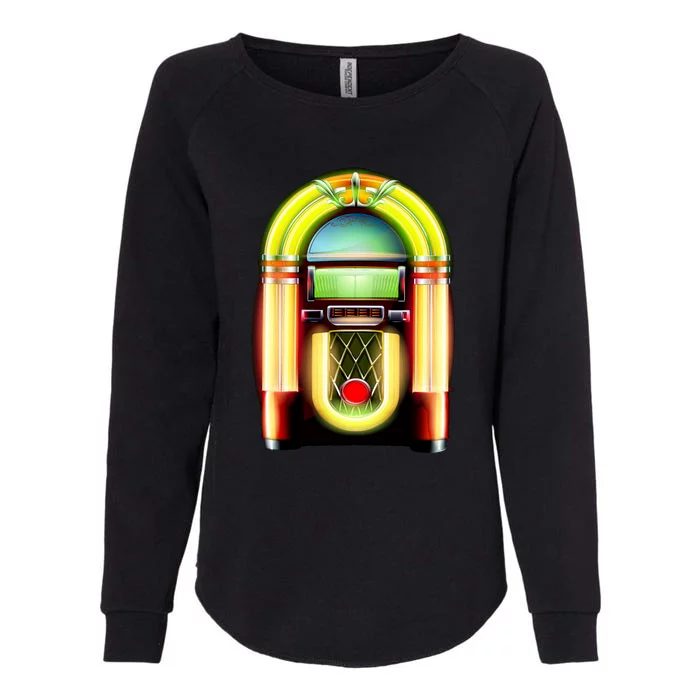 Neon Juke Box Womens California Wash Sweatshirt