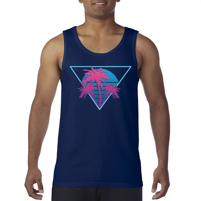 Neon Palm Trees Tank Top