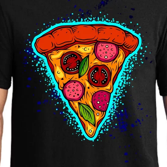 Neon Pizza Pajama Set