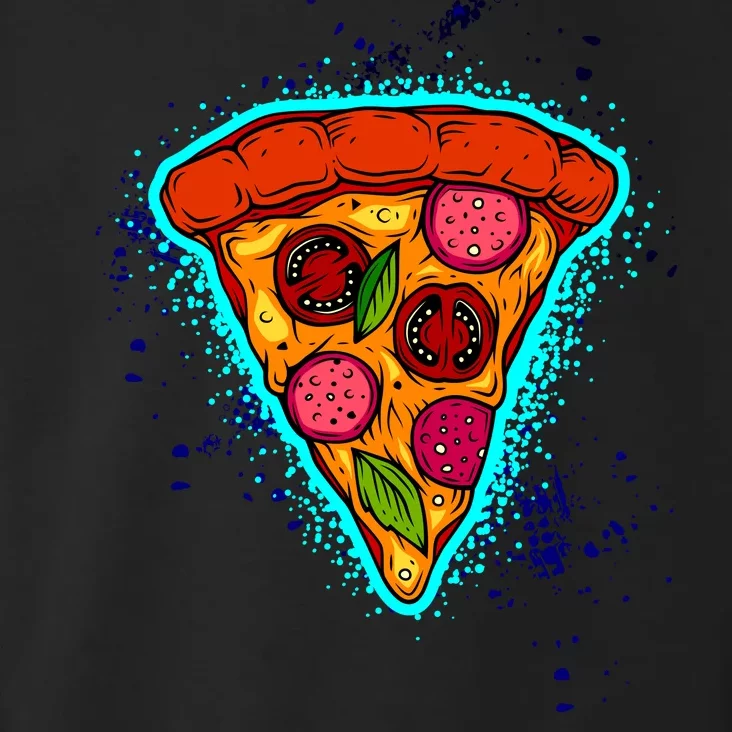 Neon Pizza Toddler Hoodie