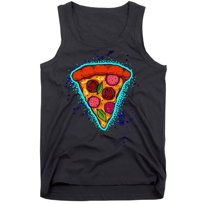 Neon Pizza Tank Top