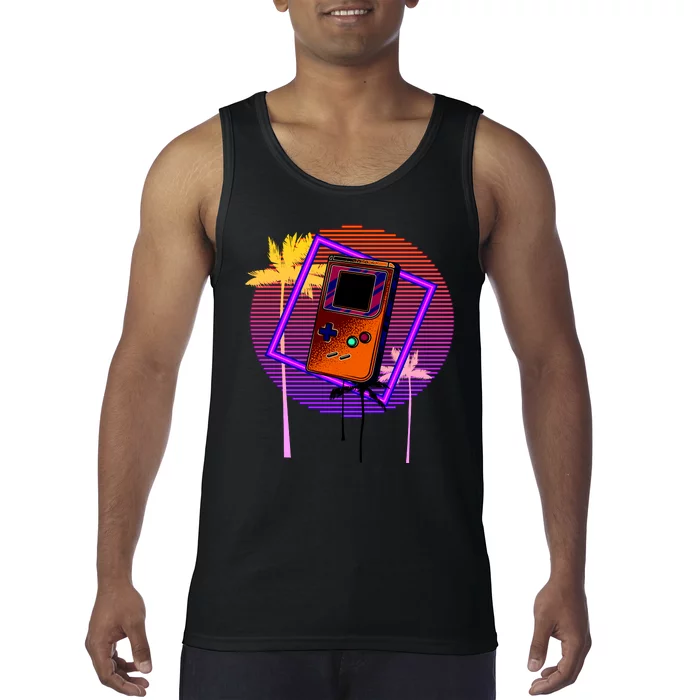 Neon Retro Video Game Tank Top