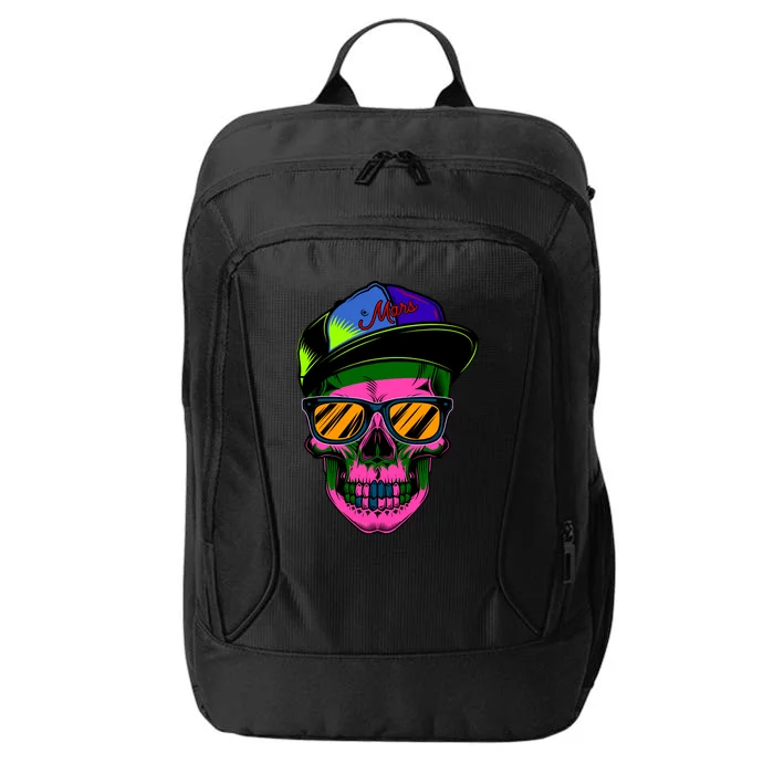 Neon Skeleton Mars City Backpack