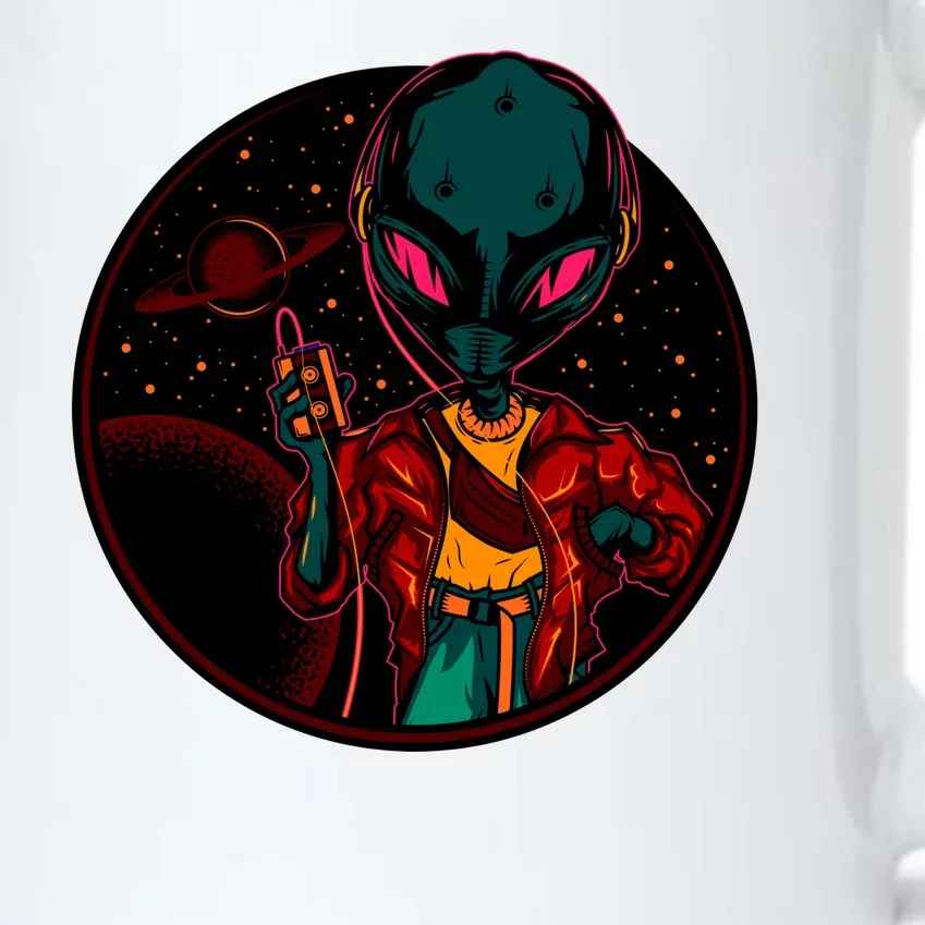 Neon Space Alien Black Color Changing Mug