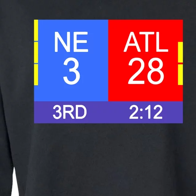 N.E.W. En.G.L.A.N.D. Patriots 328 Atlanta Cropped Pullover Crew