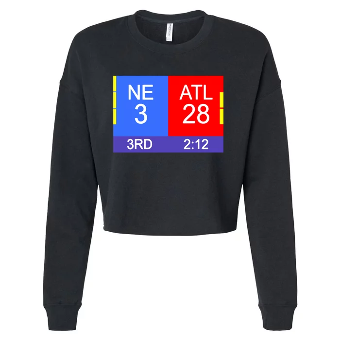 N.E.W. En.G.L.A.N.D. Patriots 328 Atlanta Cropped Pullover Crew