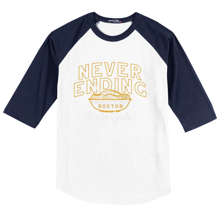 Never Ending Pasta Goals Baseball Sleeve Shirt