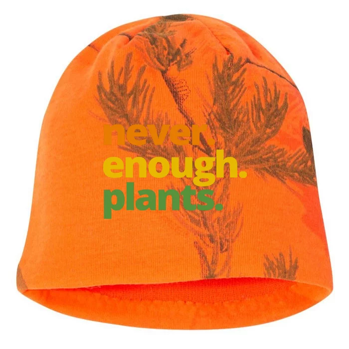 Never Enough Plants Gardening Lover Kati - Camo Knit Beanie