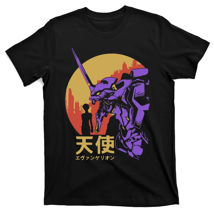Neon Evangelion Retro Vintage T-Shirt